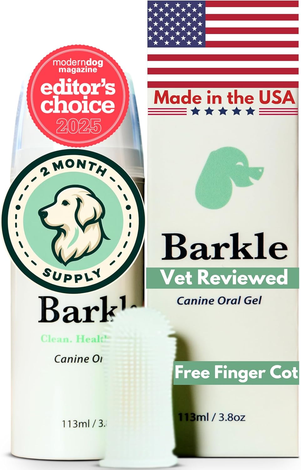 Dog Teeth Cleaning Toothpaste & Tooth Brushing Kit